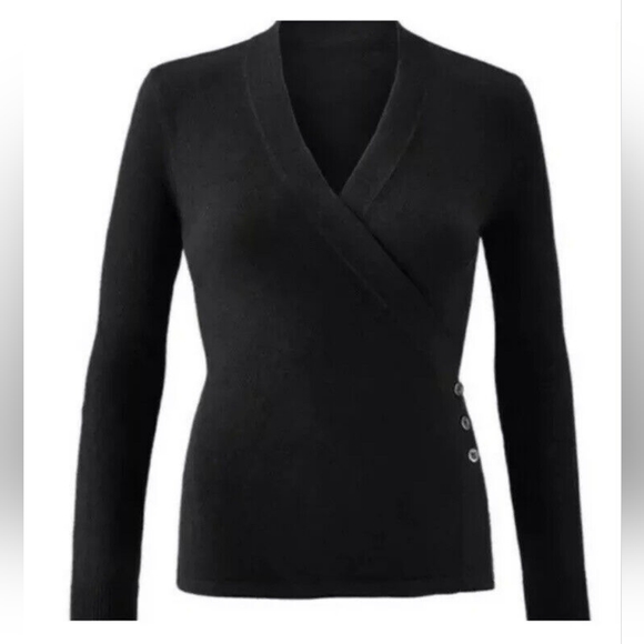 Cabi Ballet Sweater #3160 Black XL - Picture 2 of 6